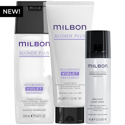 Milbon BLONDE PLUS Retail Set