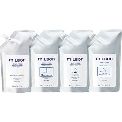 Milbon SMOOTH MEDIUM Single Professional Set