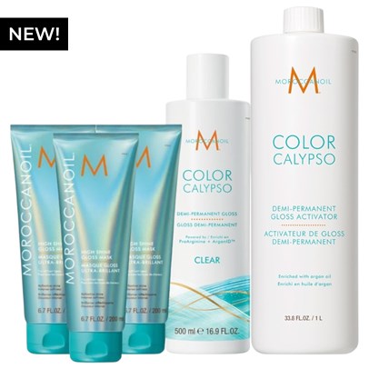 MOROCCANOIL HIGH SHINE GLOSS MASK SALON INTRO 9 pc.