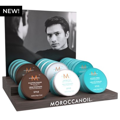 MOROCCANOIL SCULPTING POMADE SALON DISPLAY KIT 16 pc.
