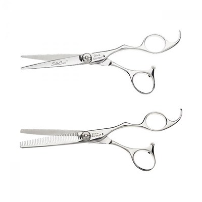 Olivia Garden SilkCut Shear with 35 Tooth Texturizing Shear 5.75 inch