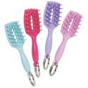 Olivia Garden Mini Fingerbrush Keychain - Assorted Colors 48 pc.