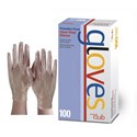 Product Club Clear Vinyl Disposable Gloves - Powder Free 100 ct. Large