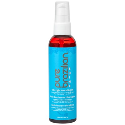 pure brazilian SHINE Ultra Light Nourishing Oil 4 Fl. Oz.