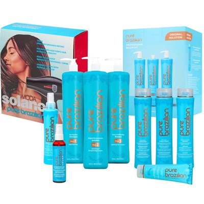 pure brazilian Large Salon Kit + FREE solano Dryer 19 pc.