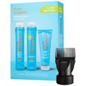 pure brazilian Stylist Kit - CLEAR + FREE Dryer Attachment 4 pc.