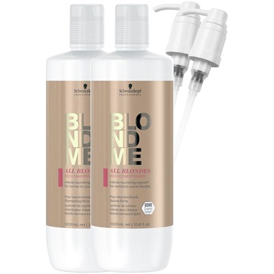 Schwarzkopf Professional BLONDME All Blondes Rich Liter Duo 4 pc.