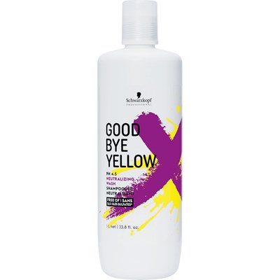 Schwarzkopf Professional GOODBYE YELLOW Neutralizing Bonding Wash Liter