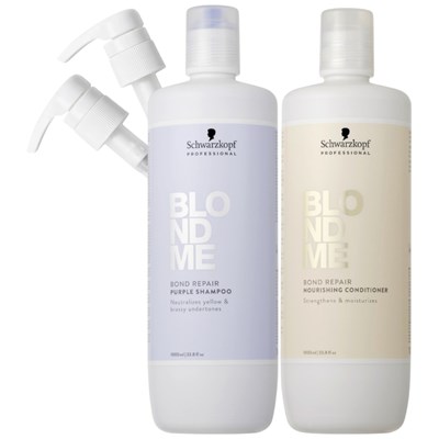 Schwarzkopf Professional BLONDME Purple Liter Duo 4 pc.
