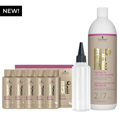 Schwarzkopf Professional BLONDME Glow Toner Acidic Toners Kit 8 pc.