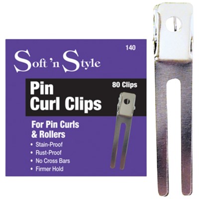 Soft 'n Style Pin Curl Clips 80 pc.