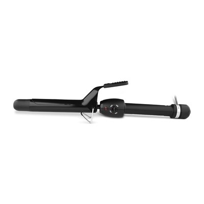 StyleCraft Stay-Temp Black Gold Professional Curling Iron 1 in.