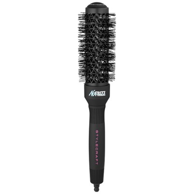 StyleCraft NoFRIZZ Round Brush with Ion Technology and Ceramic-Coated Barrel 32mm