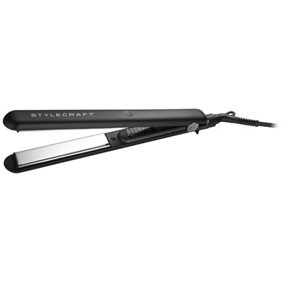 StyleCraft Stay-Temp 1" Titanium Ultra-Thin Plate Professional Hair Straightener