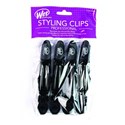 Wet Brush Big Mouth Clips - Black 4 pk.