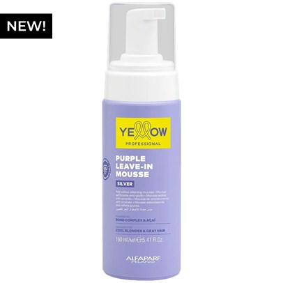 Yellow Professional PURPLE LEAVE-IN MOUSSE 5.41 Fl. Oz.