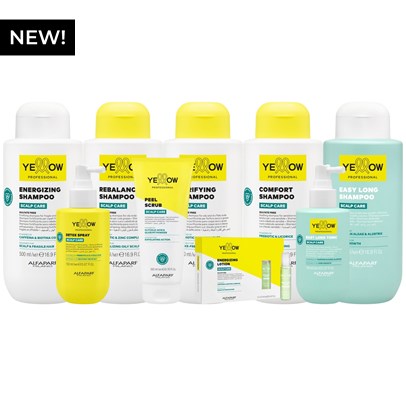 Yellow Professional SCALP CARE ROOT CAUSE KIT 16 pc.